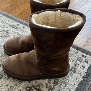 UGG Chocolate Suede Boots